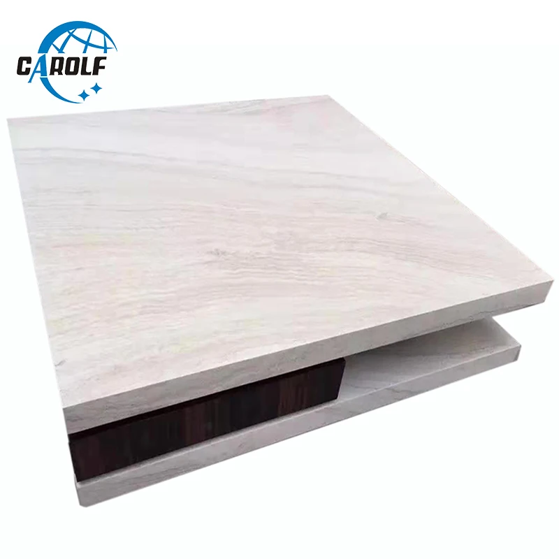 Современная мебель для гостиной белый мраморный журнальный столик диван