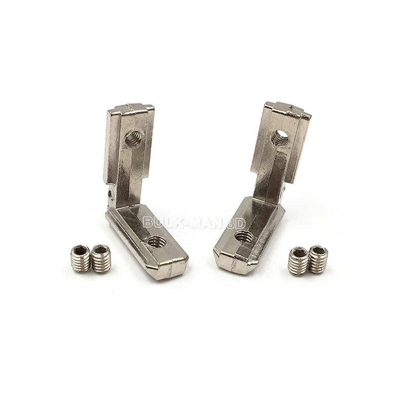 100 шт./лот оптовая продажа 90 градусов Внутри Скрытая угловой кронштейн для 2020 V