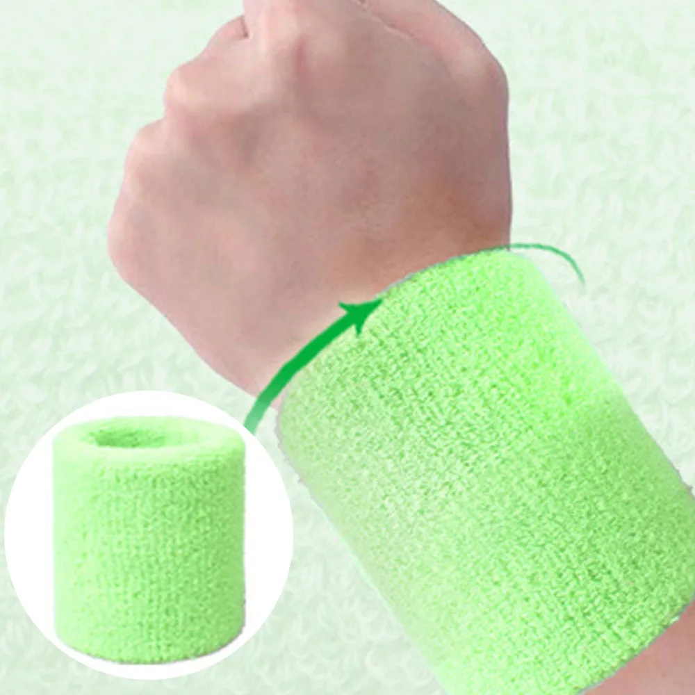 Спортивный браслет для мужчин и женщин повязка на запястье с мягким хлопковым