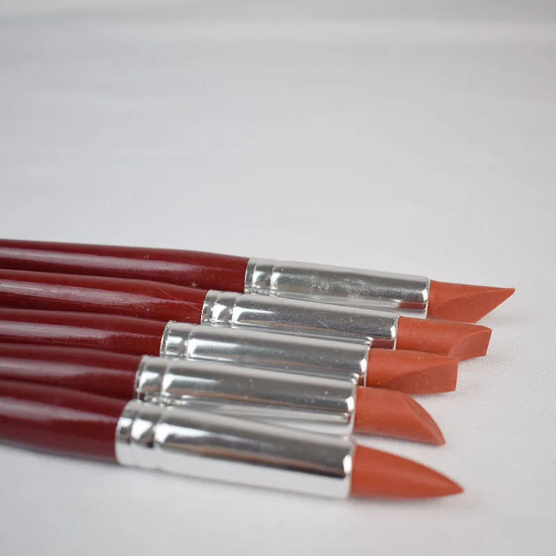 Инструменты для коррекции фигуры 1 см глина ногтей ремесло полировка резиновая