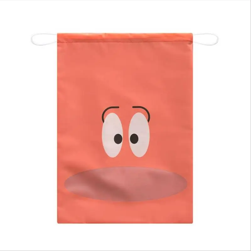 VIERUODIS Travel Shoes Storage Bag Non-woven Waterproof Portable Multi-Purpose Outing Clothes Underwear Bundle Pocket Shoe Bag - Цвет: Red