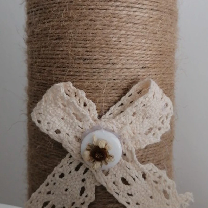 Упаковка из джутовый шнур-шпагат конопли натуральная Мешковина 30 м Подарочная