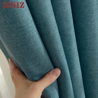 modern blackout curtain for living room bedroom solid color thermal insulated high shading curtains window blinds drapes