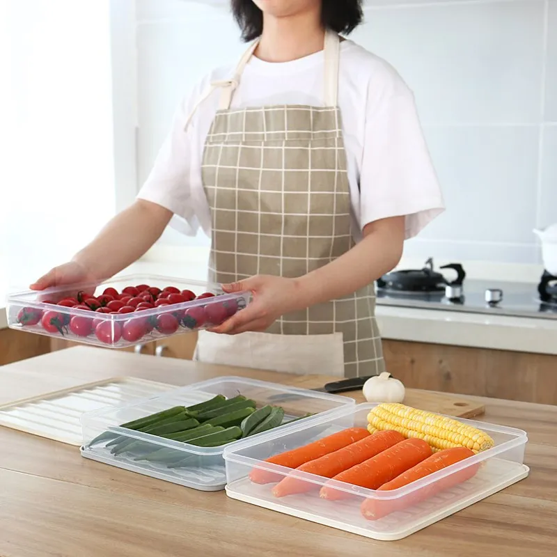 Домашний холодильник коробка для хранения еды с крышкой герметичный контейнер