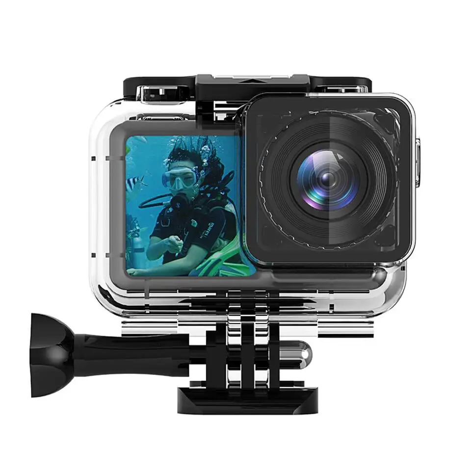 DJI01 LANBEIKA подводный 61 м Водонепроницаемый Чехол Набор для DJI Осмо камера для серфинга дайвинга аксессуар для Osmo Action Cam Корпус чехол - Цвет: DJI01