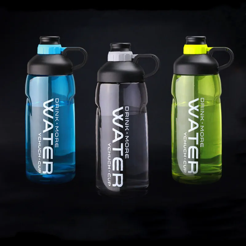 

2000ml Large Capacity Water Bottles BPA Free Gym Fitness Drinking Bottle Outdoor Camping Cycling Hiking Sports Shaker Bottles