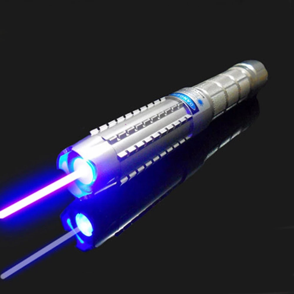 

5W 2w Blue Light Laser Pointer High power long distance Multifunction Focusable Laser Pointers Focusable Flashlight Burn Match