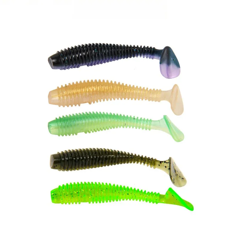 

Tsurinoya 6Pcs Fishing Lures 75mm/3.2g Soft Baits Silicone Bait Isca Artificial Leurre Souple Soft Lure Fishing Tackle Wobbler