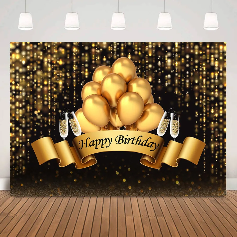 

Фон для фотосъемки взрослых с днем рождения фон золотые шары на день рождения для детей вечерние фон Настенный декор платье цвета шампанско...