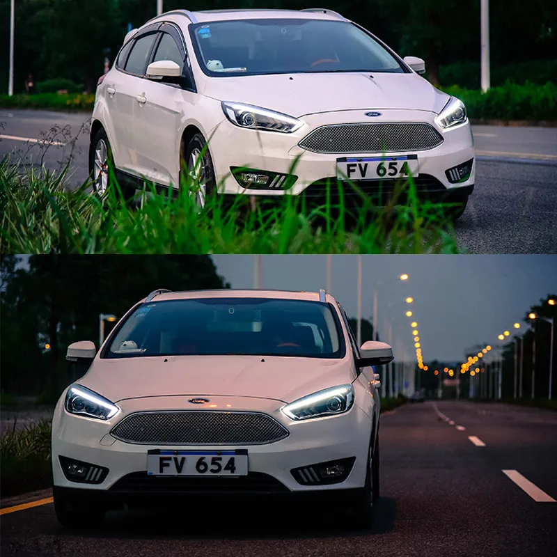 Головной светильник в сборе для Ford Focus 2015 2016 2017 2018 левый и правый с светодиодный DRL