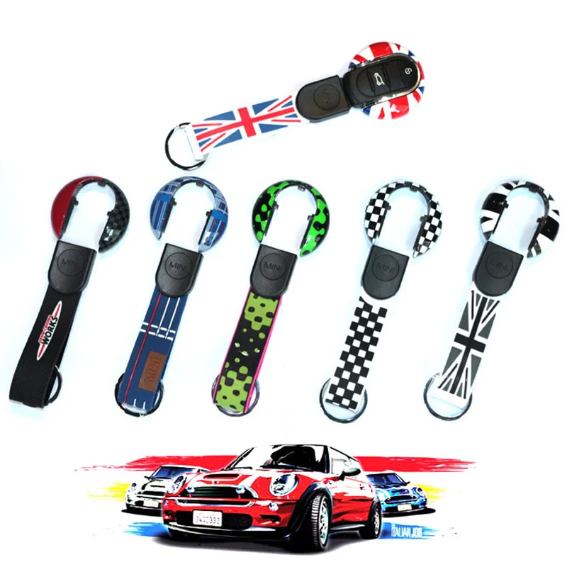 Умный чехол для ключей Union Jack защитный Mini Cooper JCW F54 F55 F56 F57 F60 аксессуары стайлинга
