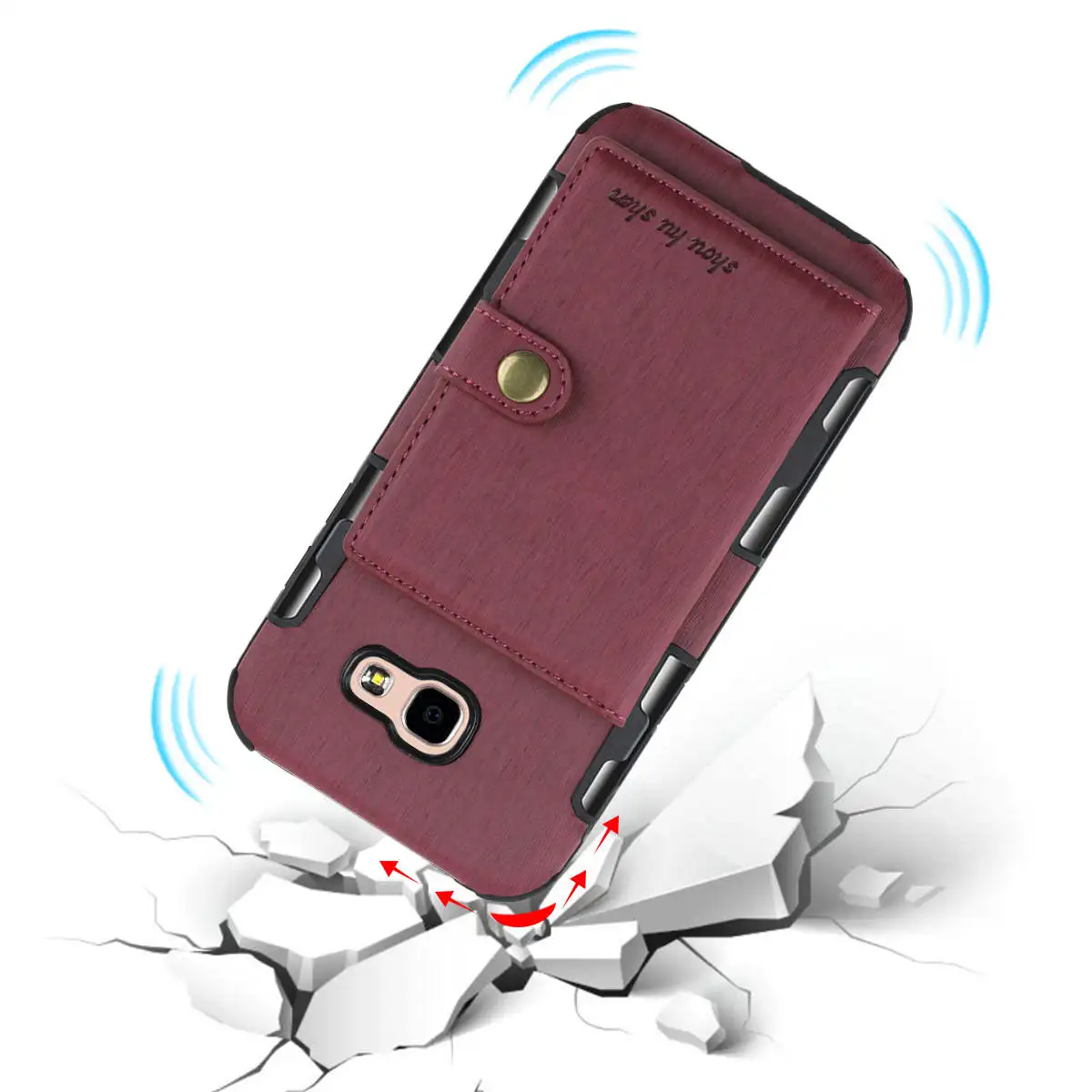 Тонкий чехол для samsung A50 A70 A10 A20 A30 A8 плюс A7 A9 A3 A5 чехол противоударный держатель для карт задняя крышка A105 A720 чехол s