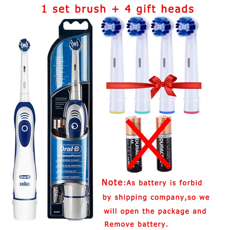 Электрическая зубная щетка Oral B Sonic отбеливающая без аккумулятора на батарейках