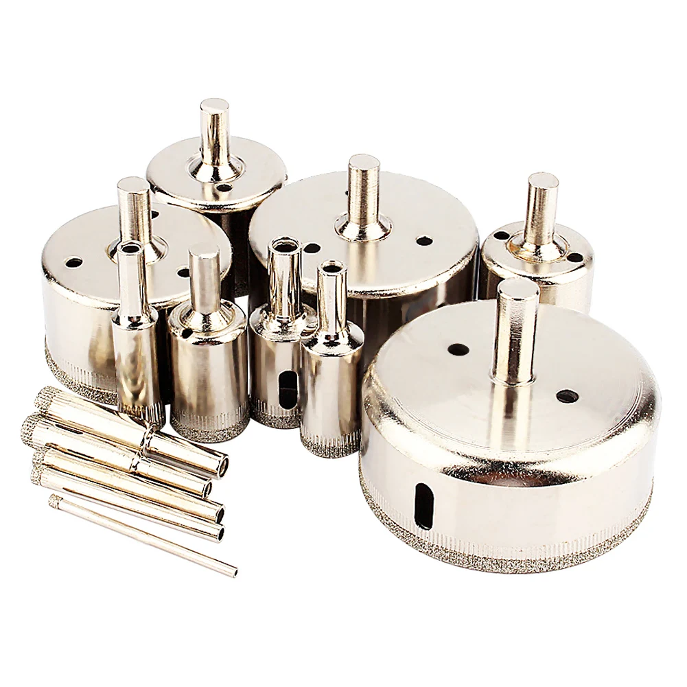 14 шт./компл. эффективная конструкция 3 70 мм Алмазное покрытие кольцевая пила