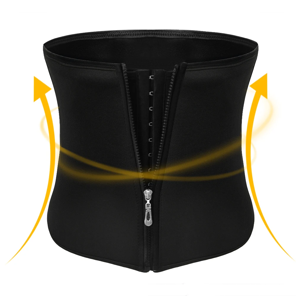 Тренажер для талии женщин молния крючок Корректирующее устройство живота