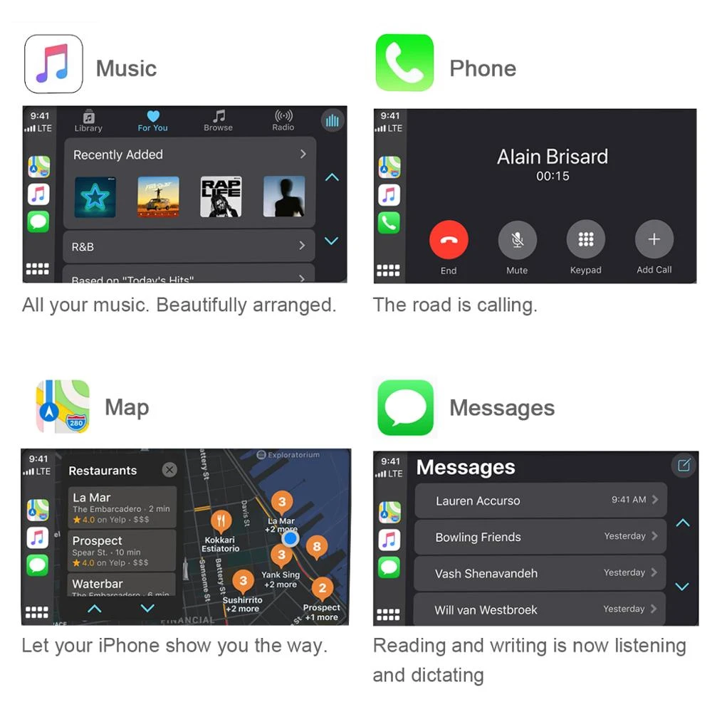 Беспроводной смарт-модуль CarPlay/AndroidAuto для kSmart auto беспроводной CarPlay Toyota Kluger RAV4