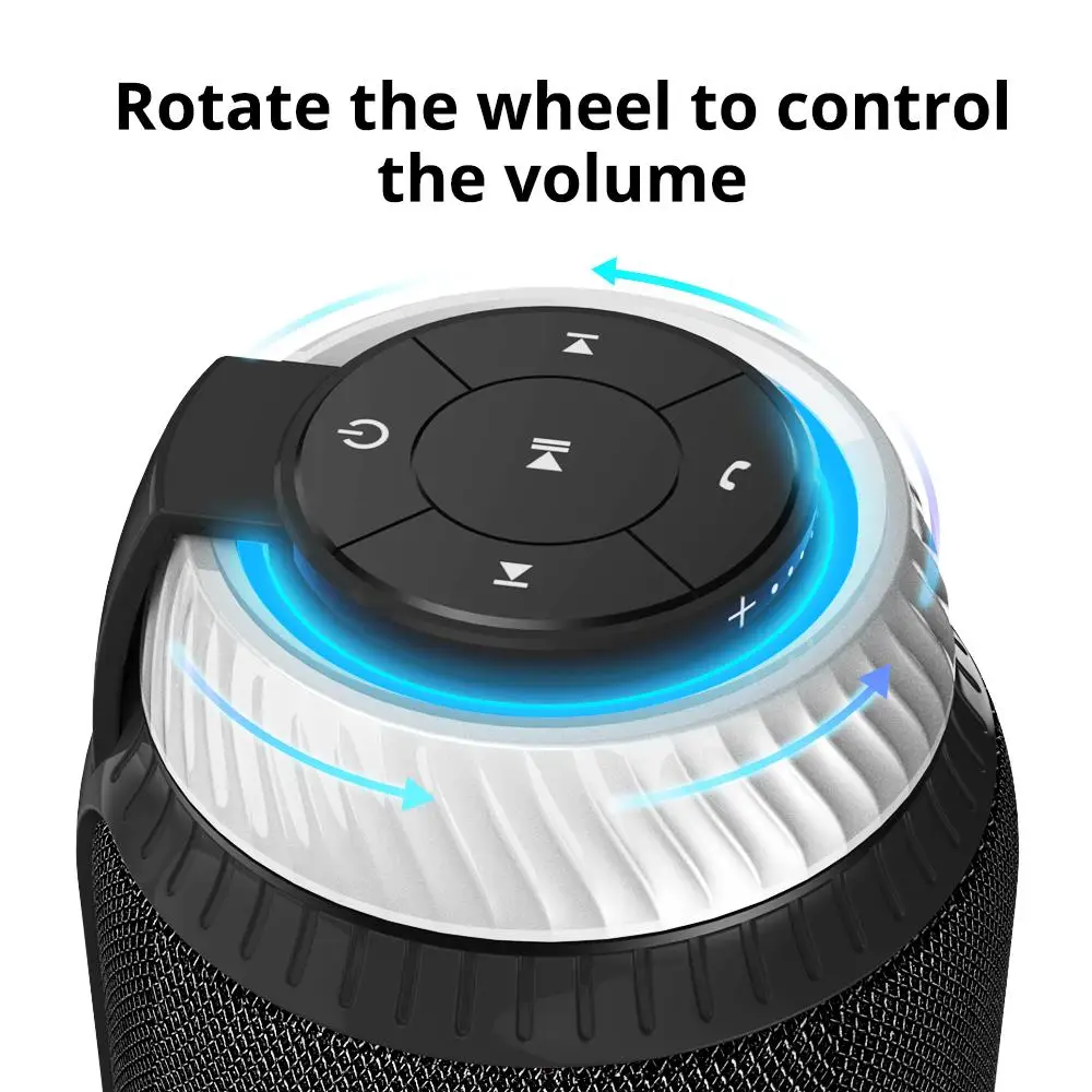 Tronsmart Element T6 25W Portable Bluetooth Speaker with 360°Stereo Sound and Built-in Microphone Speakers for computer