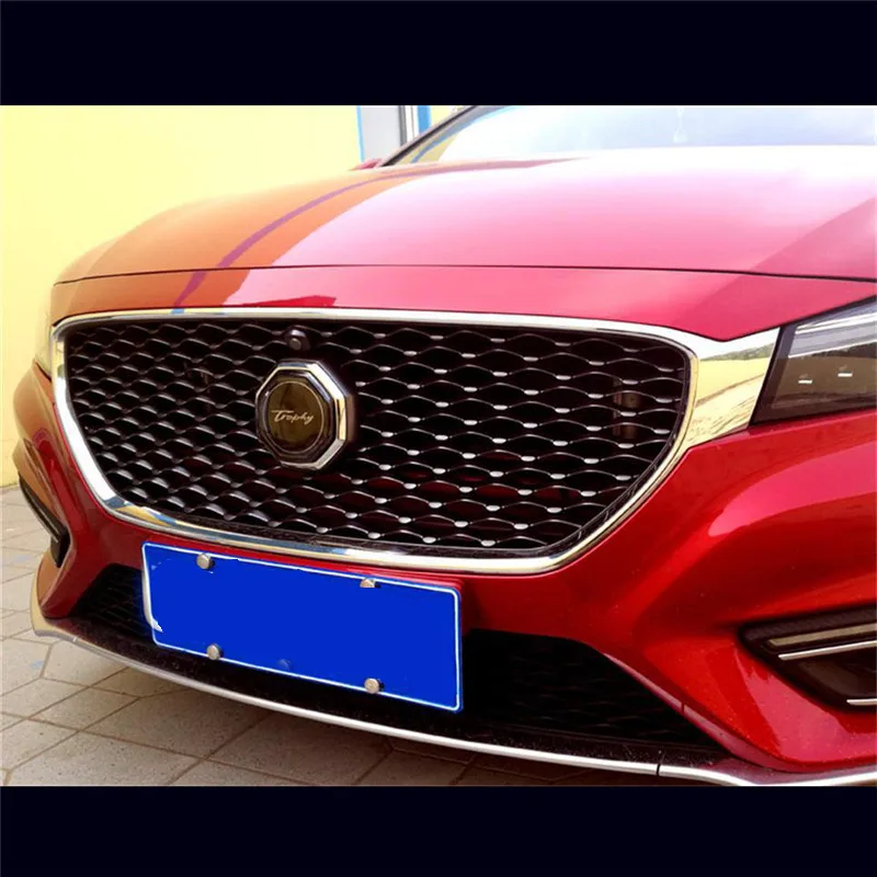 Для MG MG6 Нержавеющая сталь автомобиля Передняя решетка эмблема наклейка задний