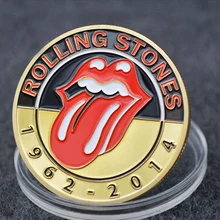 1962- позолоченные монеты Rolling Stones Грэмми музыка рок сувениры коллекция металлических монет подарок