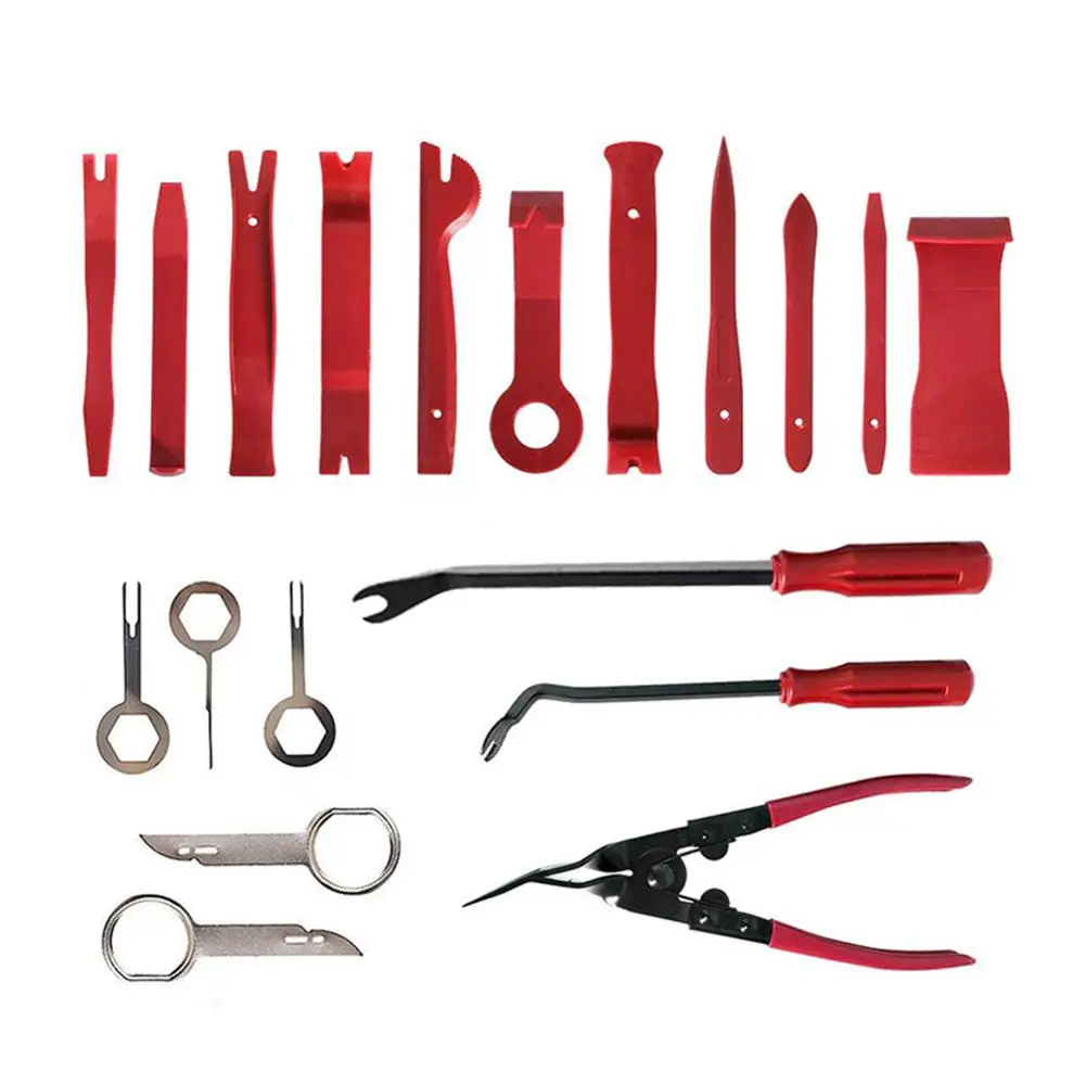 19 шт. OBD2 портативный автомобильный радиоприемник дверной зажим панель отделка