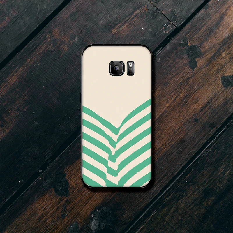 В виде геометрических фигур Мягкий силиконовый чехол для телефона samsung A3 4 5 6 Plus 7 8