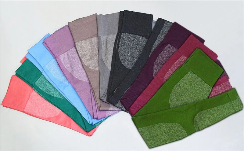 Женские спортивные костюмы из 2 предметов бесшовные комплекты для йоги леггинсы