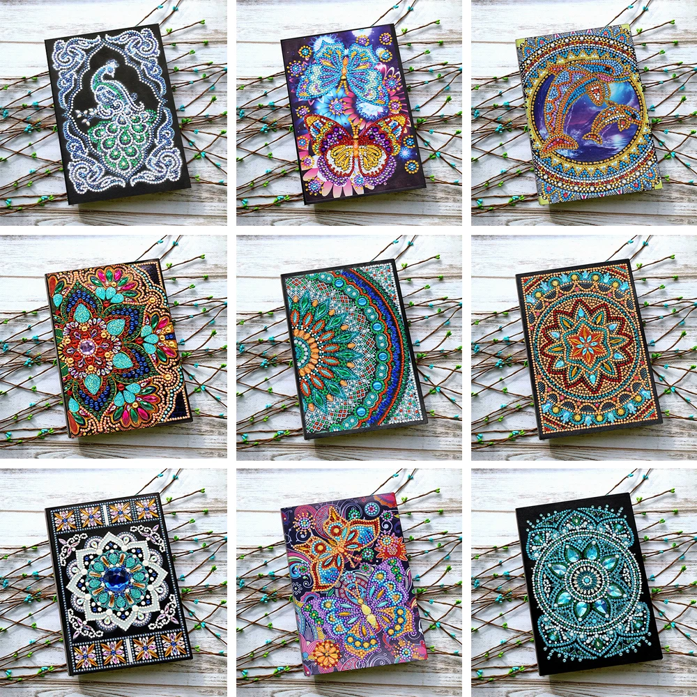 Блокнот формата А5 для творчества креативный блокнот особой формы с алмазной