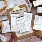 Yoofun 50 листов болвича Manor серия билетов купоны этикетка для пули Журналирование Скрапбукинг деко творческие билеты DIY