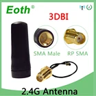 Антенна 2,4 ГГц PBX SMA male 3dbi Zigbee 2,4 ГГц, Wi-Fi антенна, мини антенна, антенна PCI U.FL IPX на RP-SMA, Удлинительный кабель Pigtail