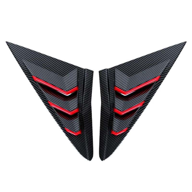 

For 2016 2017 2018 2019 2020 three-car ten generation Civic rear window blinds modified Mustang style triangle window decoration