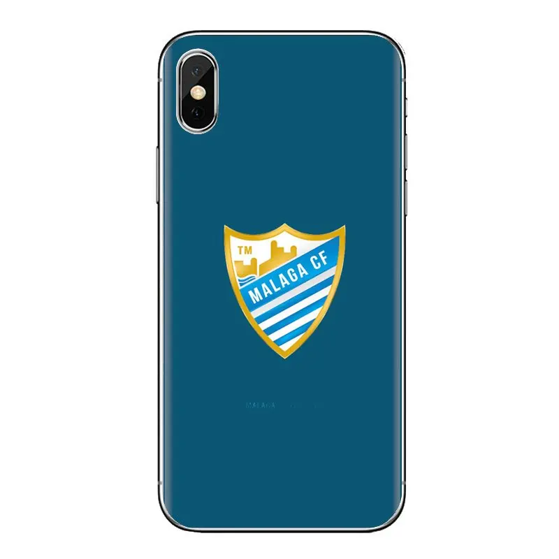 USA Malaga FC Football logo Silicone Cases For iPhone XS Max XR X 4 4S 5 5S 5C SE 6 6S 7 8 Plus Samsung Galaxy J1 J3 J5 J7 A3 A5 |