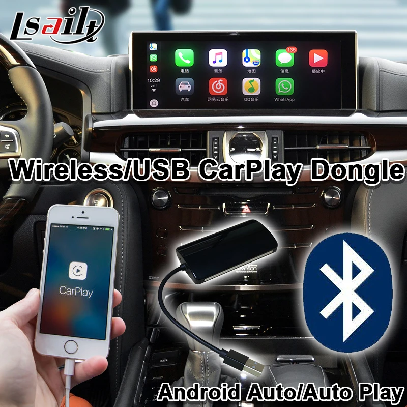 Lsailt Android 7,1 Автомобильный видео интерфейс gps навигационная коробка для Lexus RX450 2009-2012 поддержка автоматического воспроизведения, Android авто
