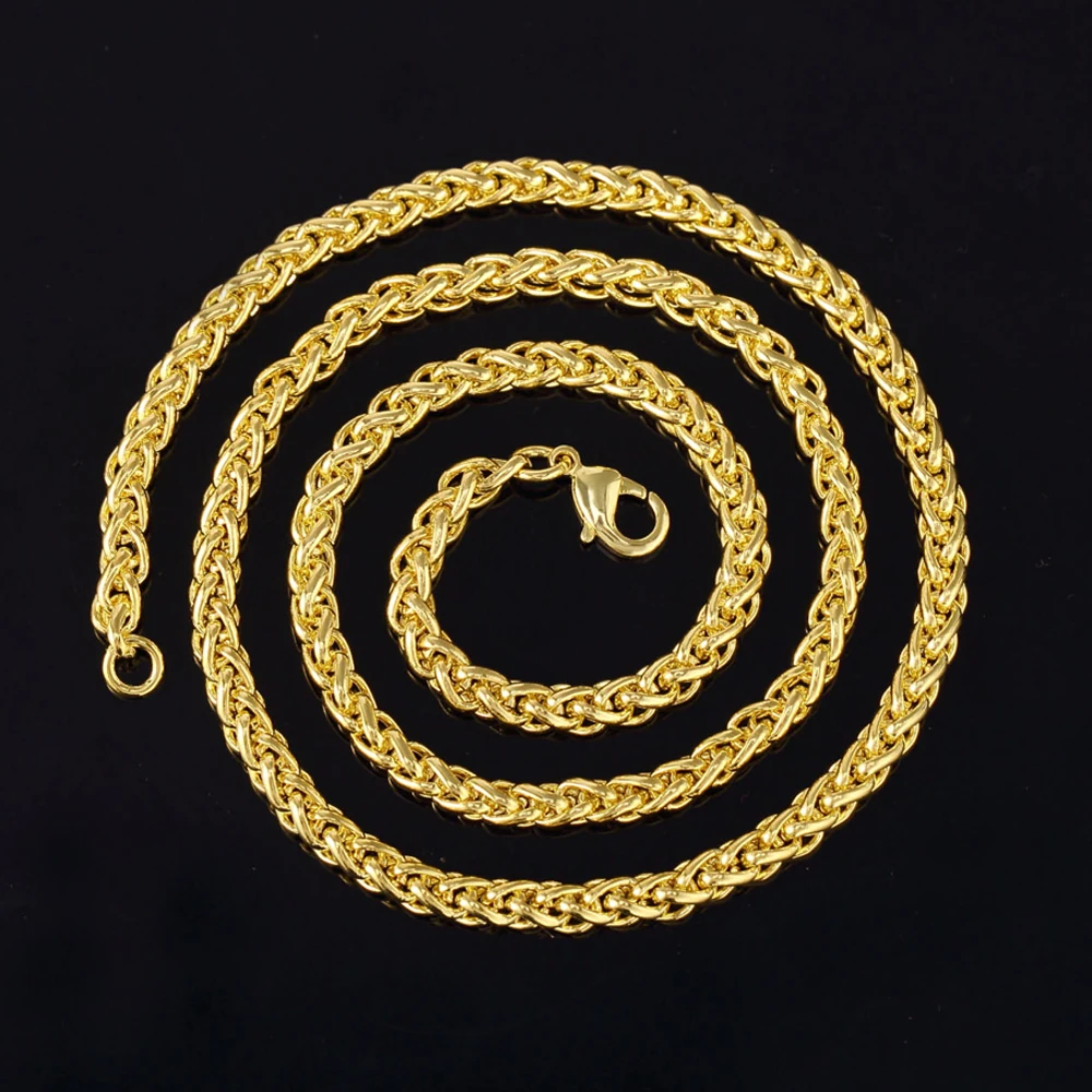 Новинка 2019 желтое мужское ожерелье из серебра пробы цветное оптовая продажа на