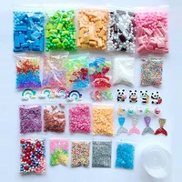46pcs slime toys supplies kit foam beads charms styrofoam balls tools for diy slime making children toy material bag foam chunks