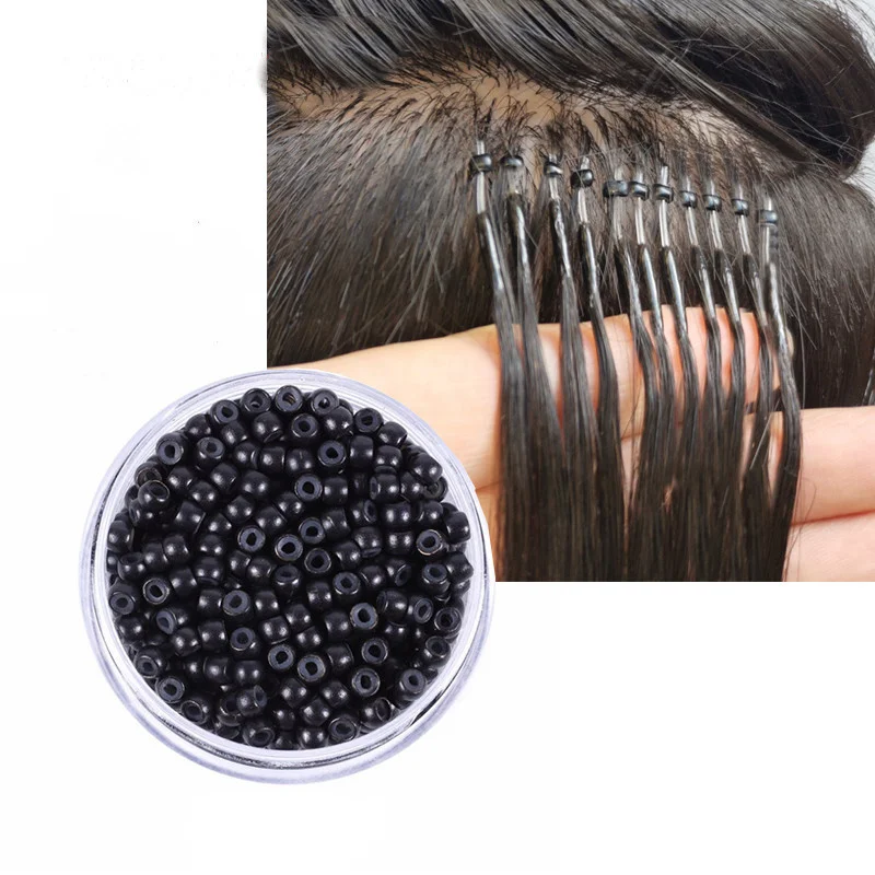 

1000pcs Silicone Nano Hair Beads Nano Hair Extension Tools 5 Colors