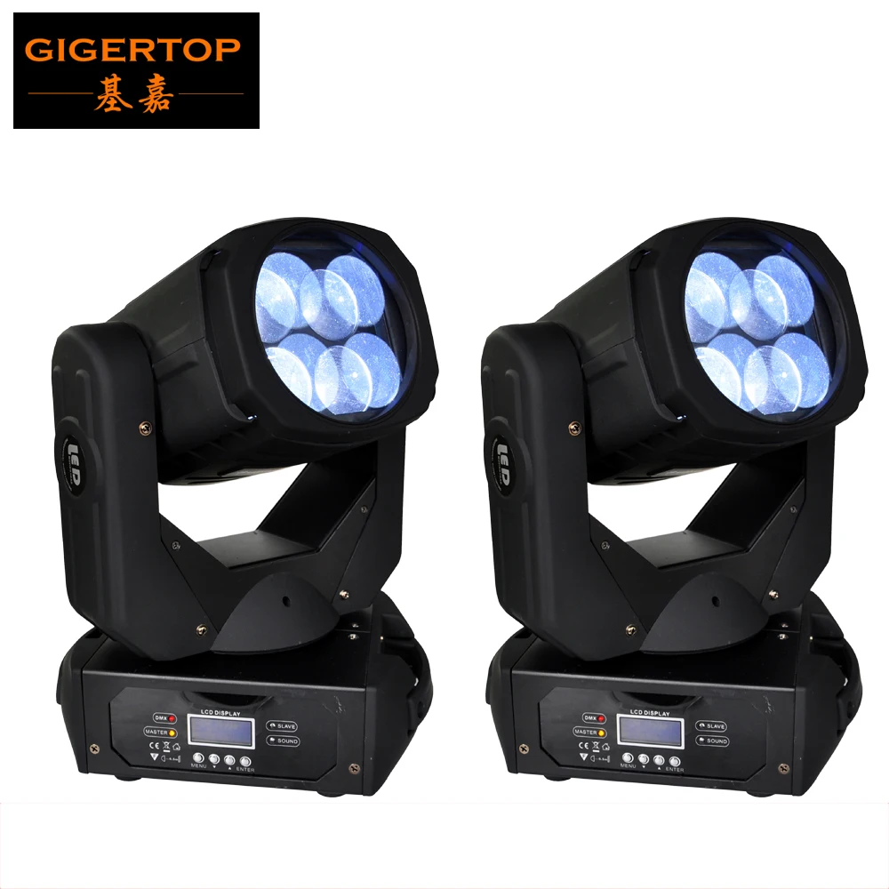 

Cheap Price 2XLOT Newest 4x25W Super Beam 130W LED Moving Head Beam Light For Disco Nightclub DJ Bar CE 110V-240V DMX control