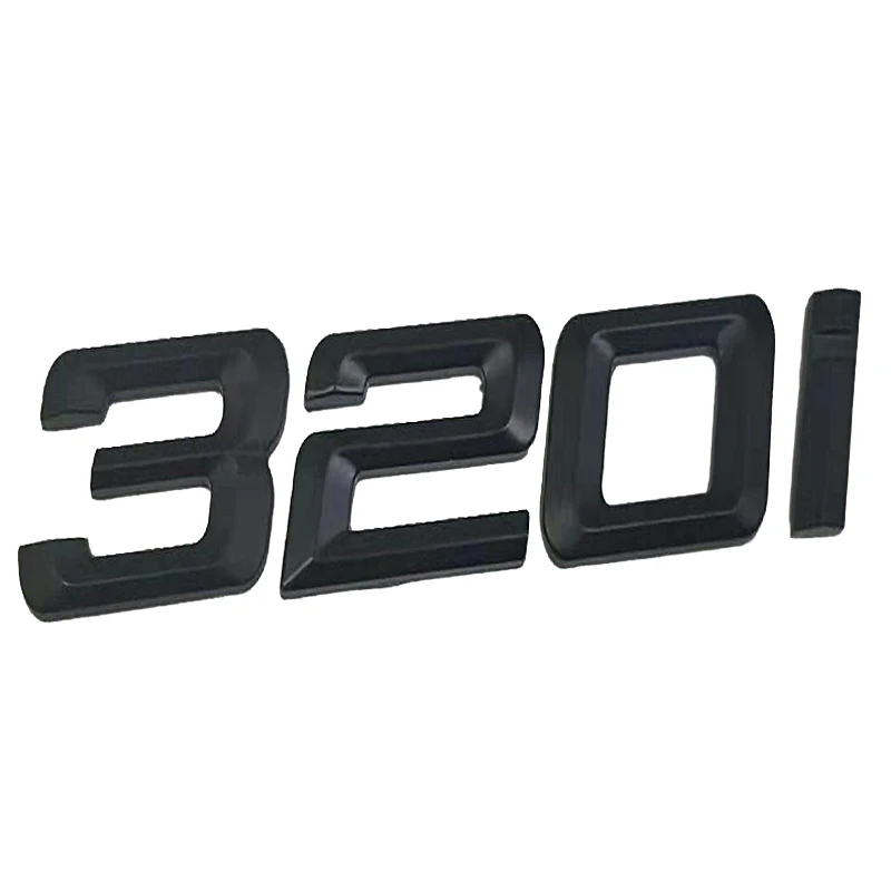 Новинка черная Автомобильная наклейка с буквами 3D ABS GT логотипом эмблемы для BMW 320i
