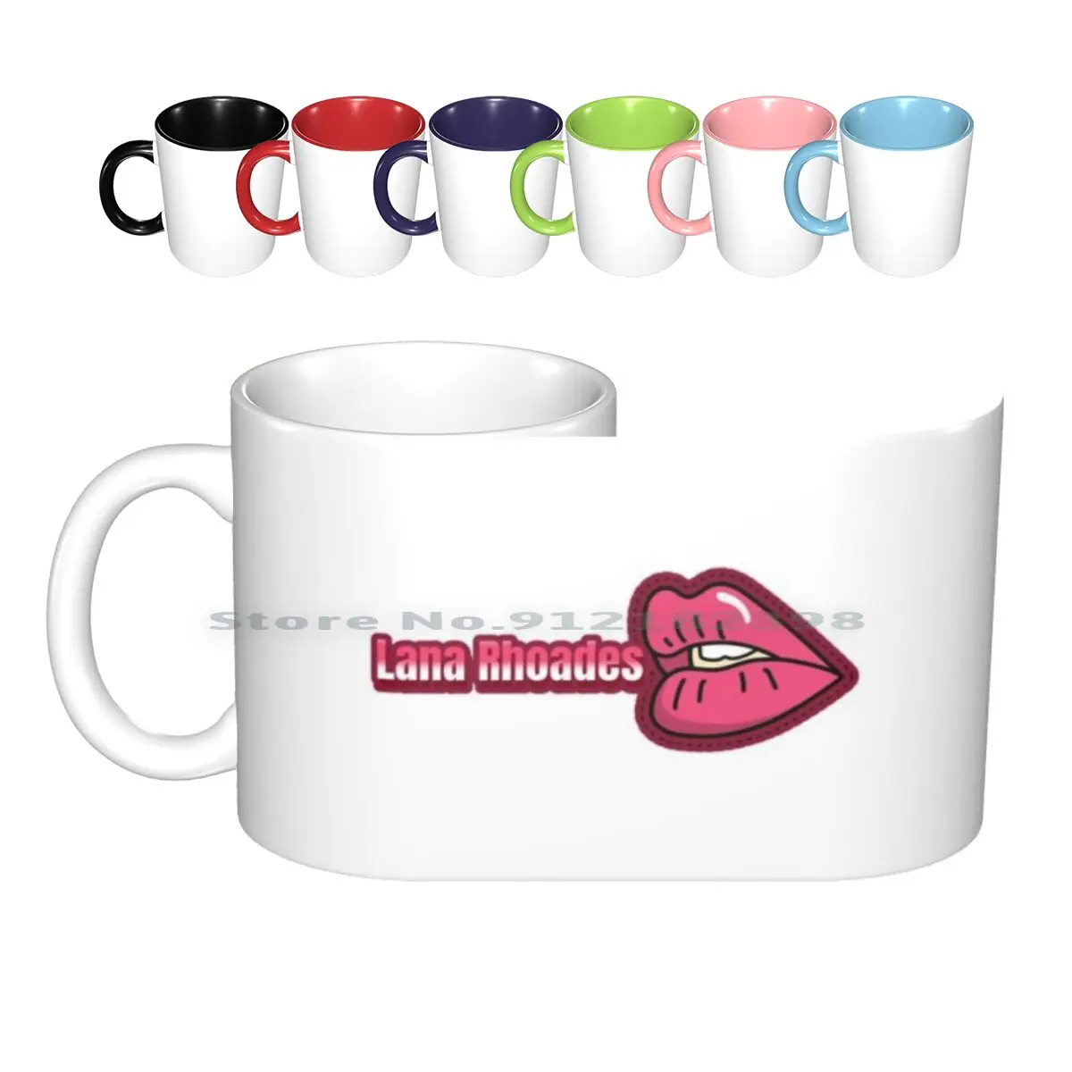 

Lana Rhoades Design Ceramic Mugs Coffee Cups Milk Tea Mug Lanarhoades Rileyreid Creative Trending Vintage Gift Bottle Cup
