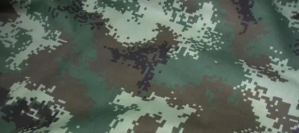 Военная камуфляжная ткань 1 48 м Полиэстер Хлопок зеленая цифровая для армии