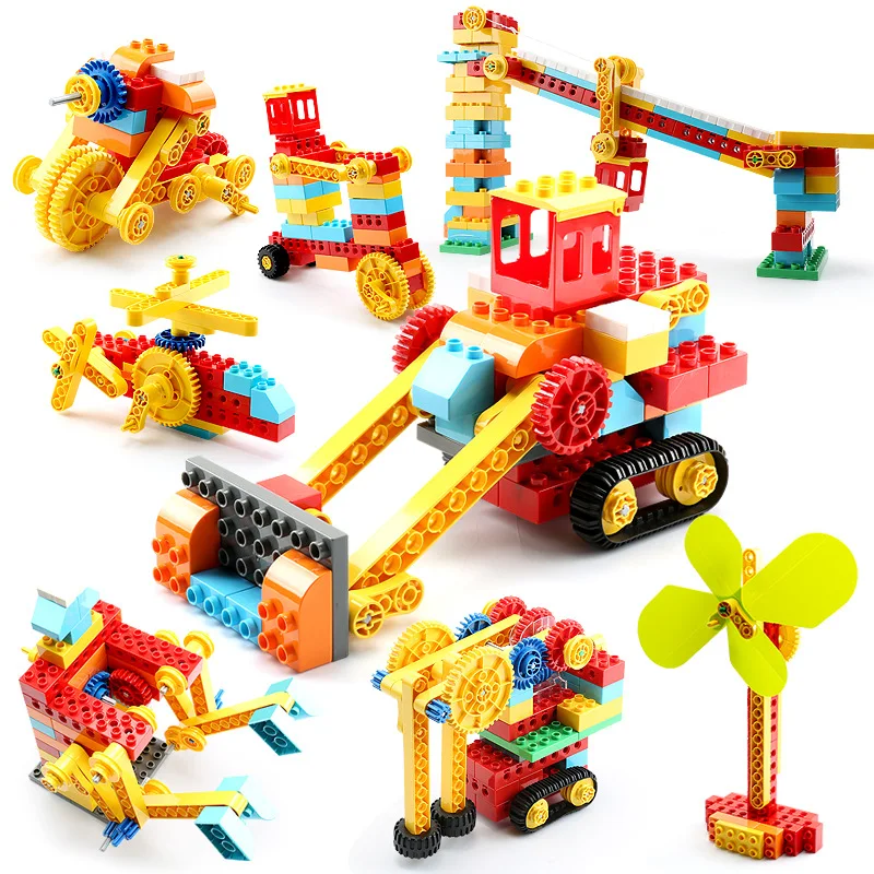 Turbina de engranaje de ingenier&iacute;a de alta tecnolog&iacute;a, piezas de bloques de construcci&oacute;n, juguetes compatibles con STEM para ni&ntilde;os-1