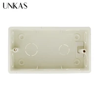 unkas wall mounting box internal cassette white back box 1378356mm for 146mm86mm standard touchswitch and socket