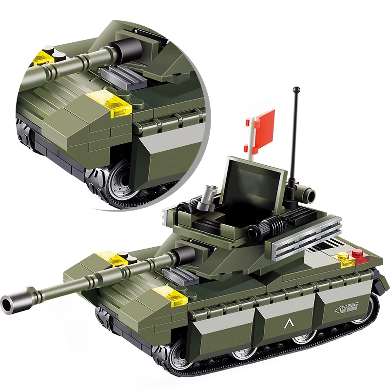 Военный Тип 99 главный боевой танк модель строительные блоки Legoingly WW2 Танк