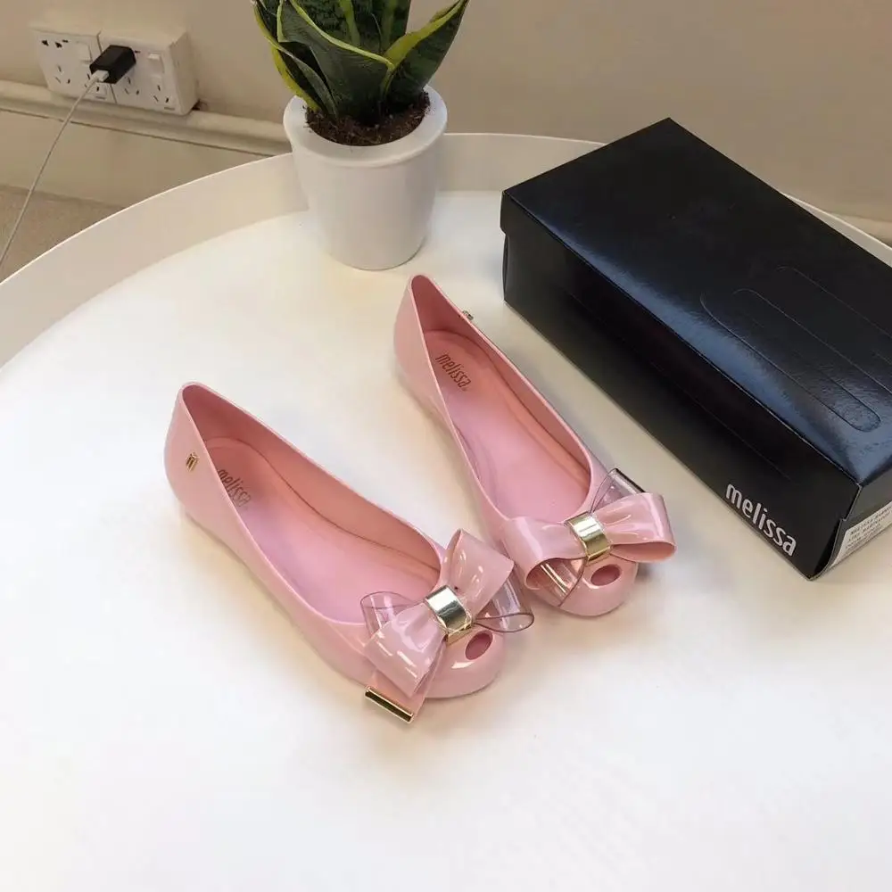 Новинка 2021 женские ультралегкие сандалии Melissa на плоской подошве Брендовые желе