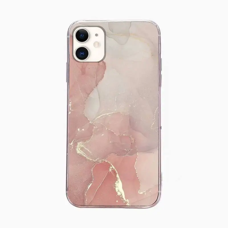 

Marble Texture Phone Case For Iphone 6 6s 7 8plus X Xr 11 12 Mini Pro Max Fundas Cover