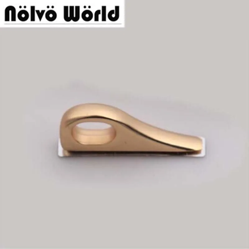 

20pcs 5 colors 45*17.5*6.5mm Metal handbag side clips clips die casting hardware for fashion bags' clips