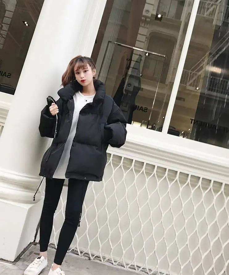 

Winter women's 2021 new Korean loose bread clothing ins cotton coat cotton-padded jacket students thicken winter coat tide