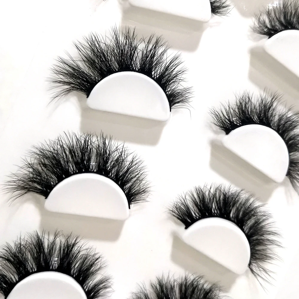 NEW False Eyelashes Thick Long 10-25mm 3D Mink Lashes Curly Soft Fluffy Fake Makeup Dramatic | Красота и здоровье