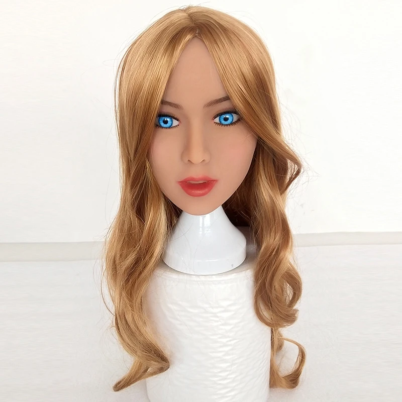 #66 секс-кукла голова настоящая силиконовая кукла для орального - Цена: 10360.15