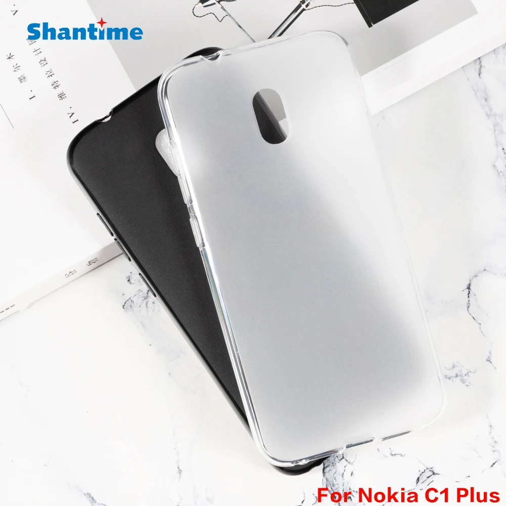 Силиконовый защитный чехол для Nokia C1 Plus мягкий из ТПУ | Мобильные телефоны и