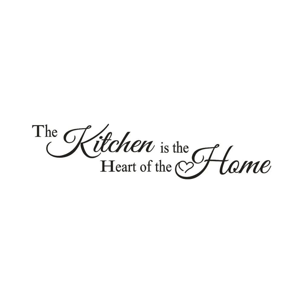 

The Kitchen Home Decor Wall Sticker Decal Bedroom Vinyl Art Mural Lovely Letter Text Diy Stickers Room Wall Decorations Stickers